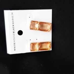 White House Black Market Amber Earrings
